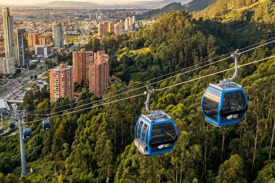 Render de como quedría el cable aéreo La Calera