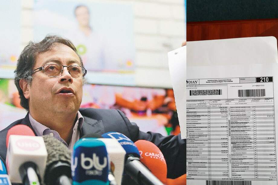 AFP y Facebook de Gustavo Petro.