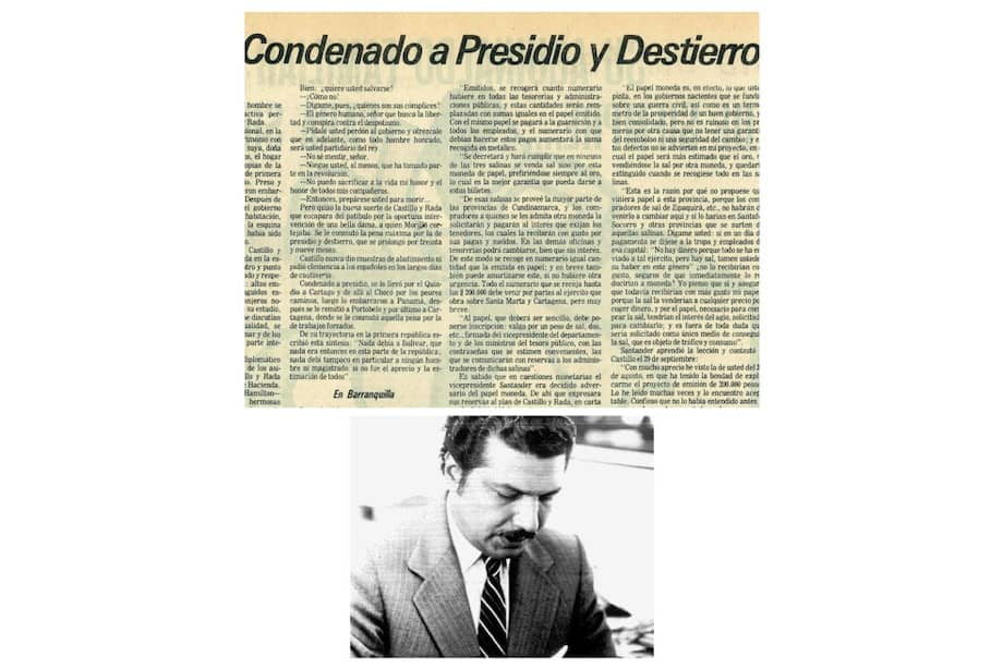 La serie compuesta de cinco entregas se publicó en conmemoración del bicentenario de José María del Castillo y Rada.