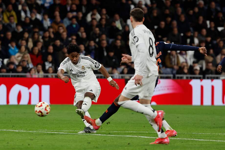 El delantero brasileño del Real Madrid, Endrick, fue la figura del tiempo extra.