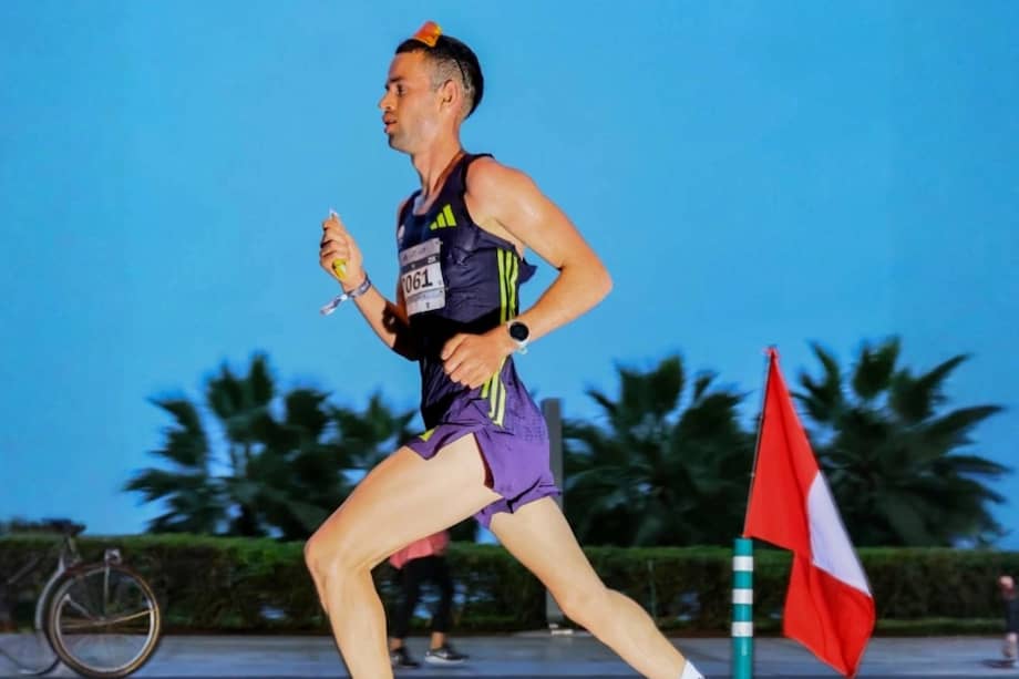 Rubén Barbosa en competencia.