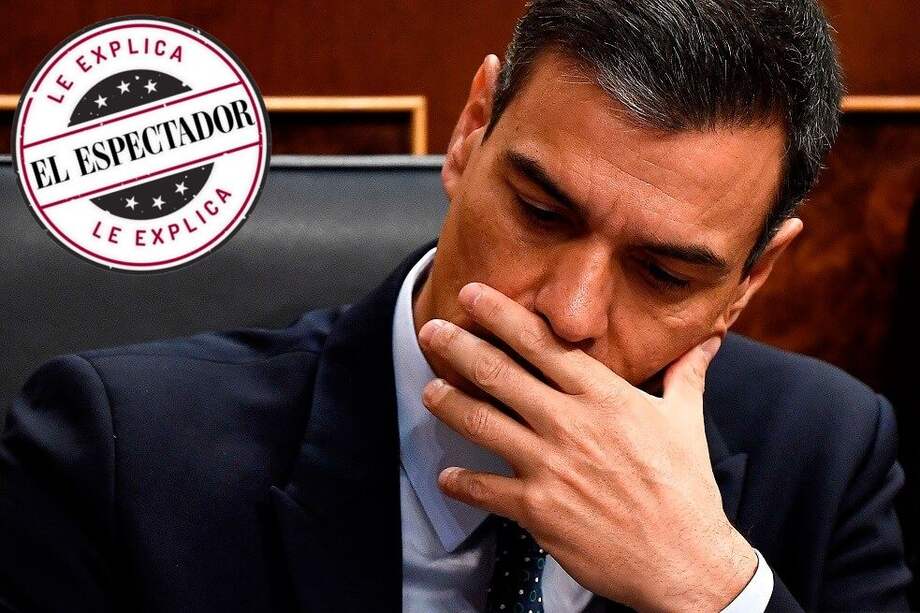 Pedro Sánchez, presidente del gobierno español, no ha logrado establecer una alianza con la formación Podemos para conseguir su investidura. / AFP
