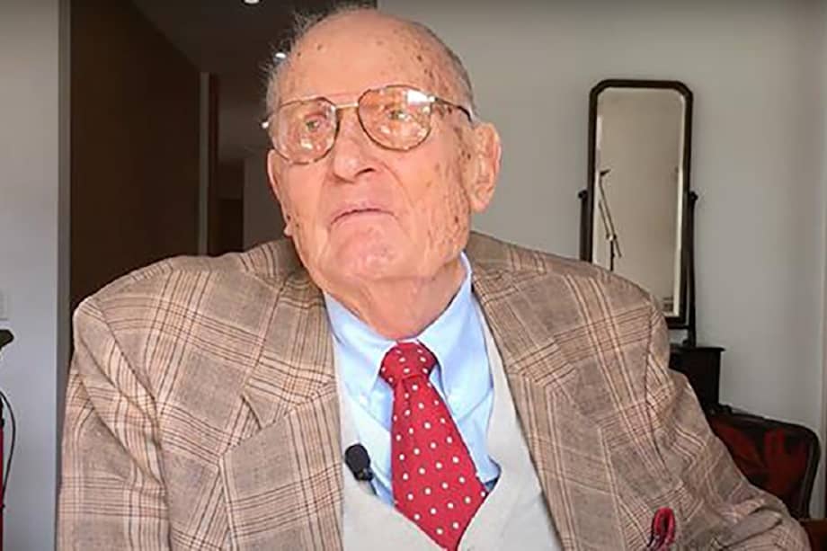 Álvaro Escallón Villa falleció a los noventa y seis años, esperando cumplir los noventa y siete el 30 de octubre próximo. / Archivo particular