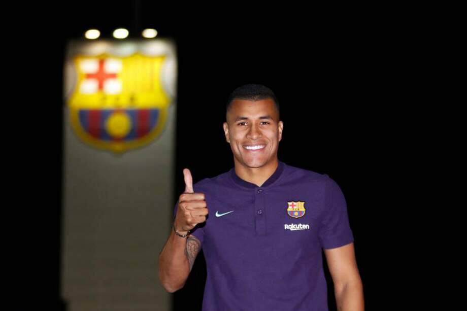 Jeison Murillo llegó a España en 2011 a jugar en el Cádiz. / FC Barcelona