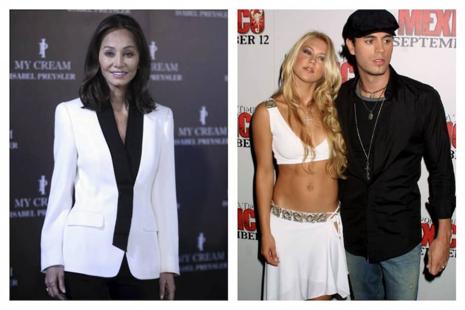 Isabel Preysler, Anna Kournikova y Enrique Iglesias.