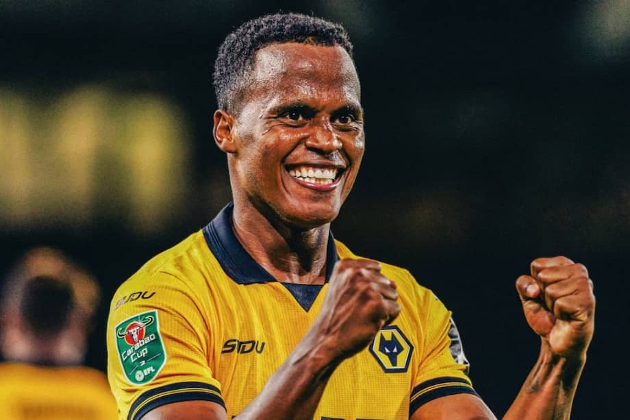 El colombiano rompió la espera con un gol tempranero en Wolverhampton y abrió el marcador contra West Ham en la Premier League.