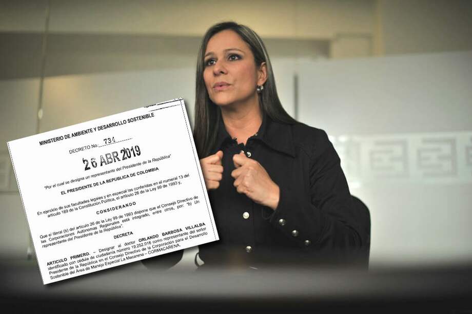 Maritza Martínez fue acusada de recibir "mermelada" del Gobierno luego de que se conociera el decreto que nombraba a su exgerente de campaña en el Meta. / Archivo El Espectador