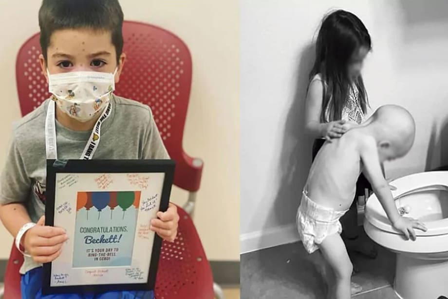 El diploma simboliza su lucha contra el cáncer.