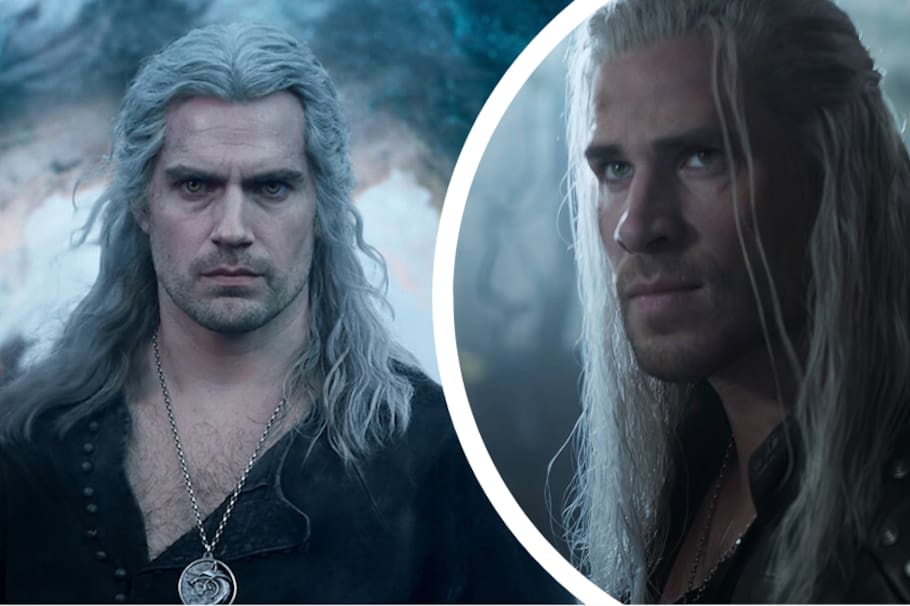 Henry Cavill y Liam Hemsworth en 'The Witcher' (Netflix).