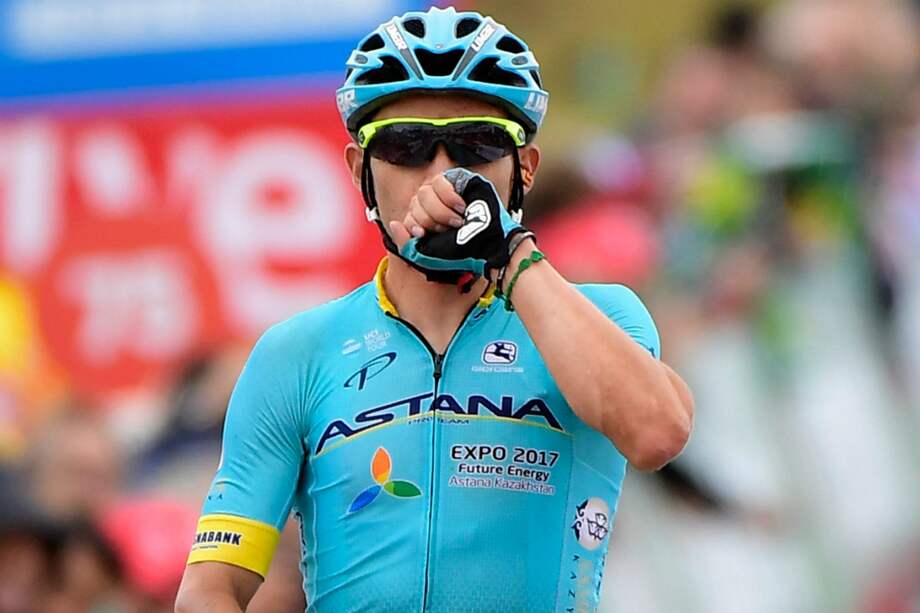 El colombiano Miguel Ángel López se impuso en la undécima etapa de la Vuelta a España 2017. / AFP