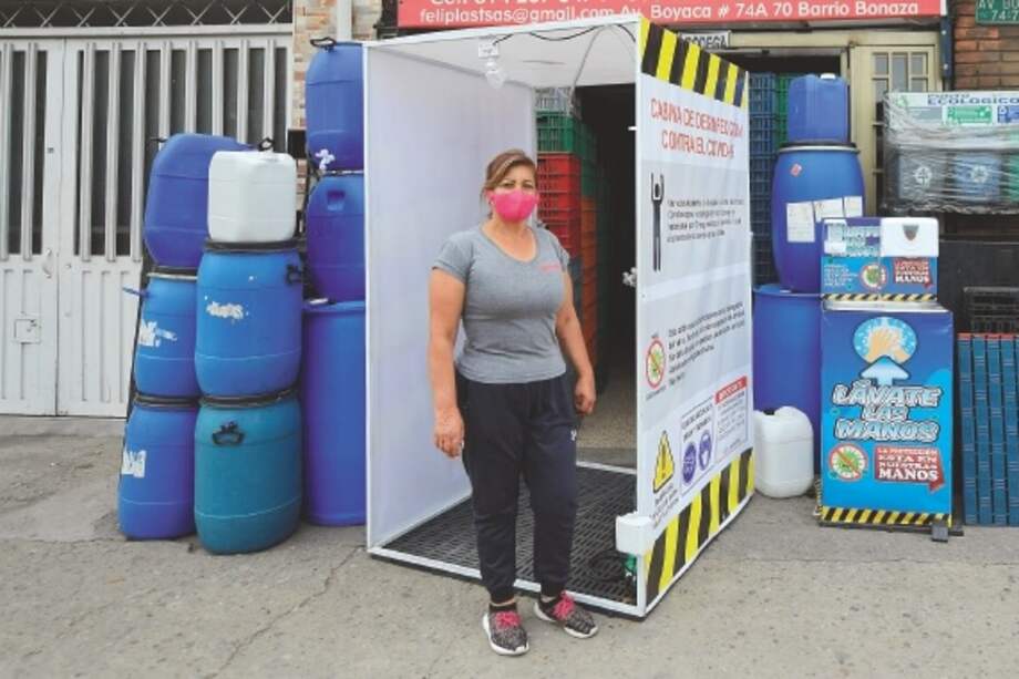 Hanna Acevedo (foto) y William Córdoba cambiaron el rumbo de su empresa para que no quebrara en la pandemia. / José Vargas