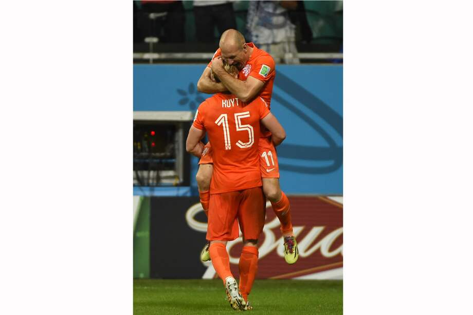 Beckenbauer dice que Arjen Robben ha sido el jugador más destacado de la Copa Mundo. / AFP