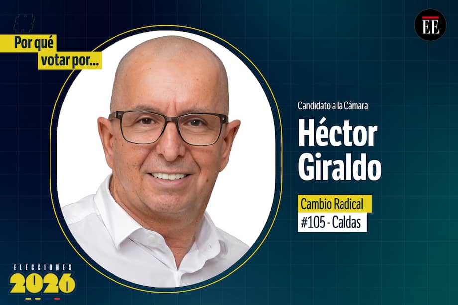 Héctor Giraldo, candidato a la Cámara.