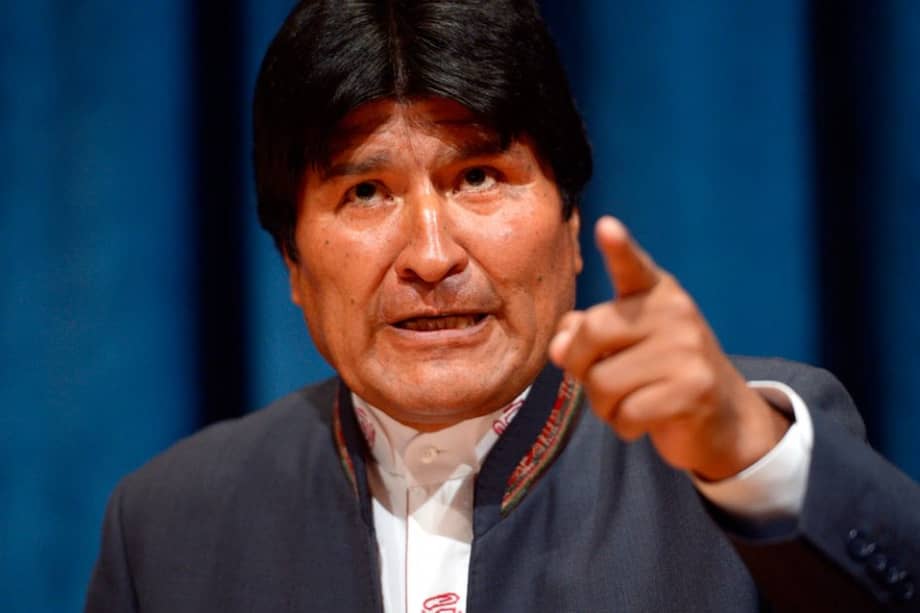 Evo Morales, presidente de Bolivia. Foto: AFP