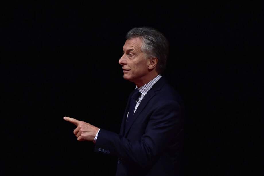 El presidente argentino, Mauricio Macri, durante una visita oficial en Madrid la semana pasada. / AFP