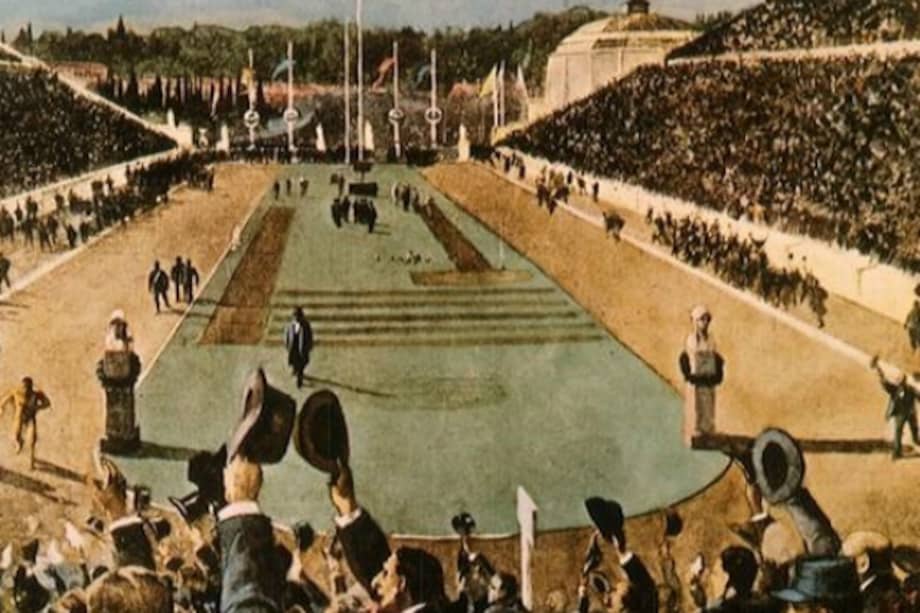 Representación de la inauguración de Atenas 1896. / COI