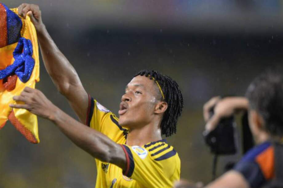 Juan Guillermo Cuadrado, volante estrella de la Selección Colombia. / Archivo El Espectador