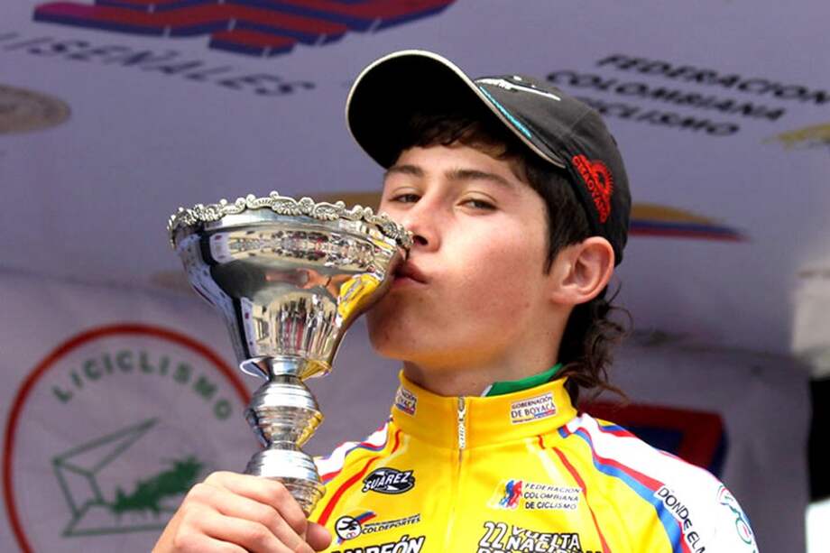 Tito Hernández, joven promesa del ciclismo colombiano / Cortesía GW Shimano