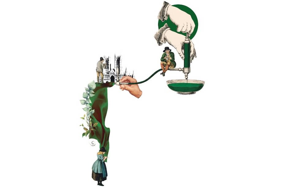 El verde Lincoln ha sido utilizado en prendas de lana y uniformes militares.