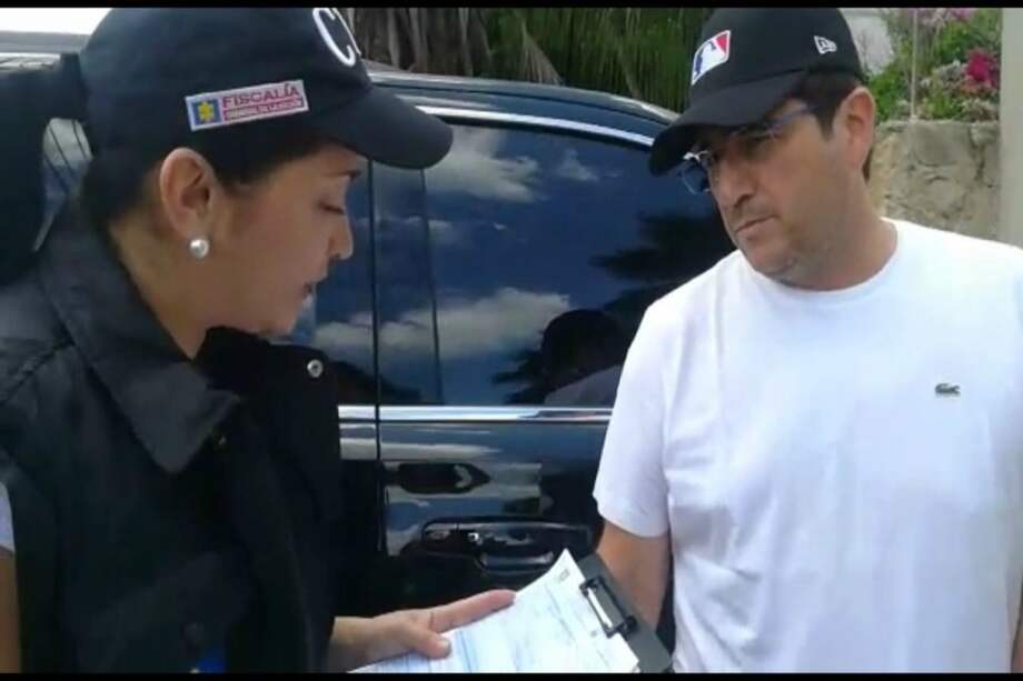 El excongresista David Char fue capturado en octubre de 2017 por agentes del CTI. / Cortesía CTI.