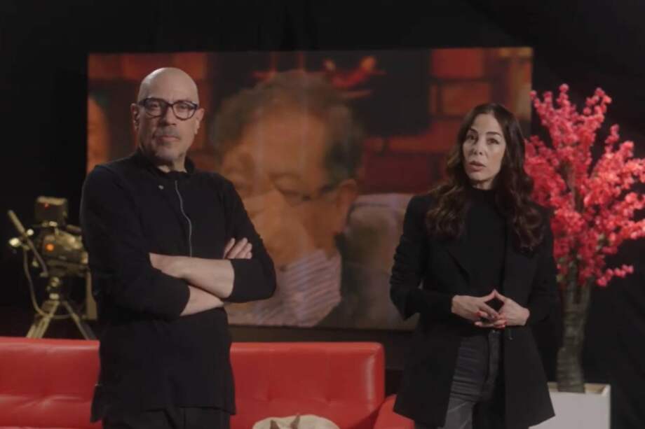 Santiago Moure y Marcela Vargas en "Noticracia".