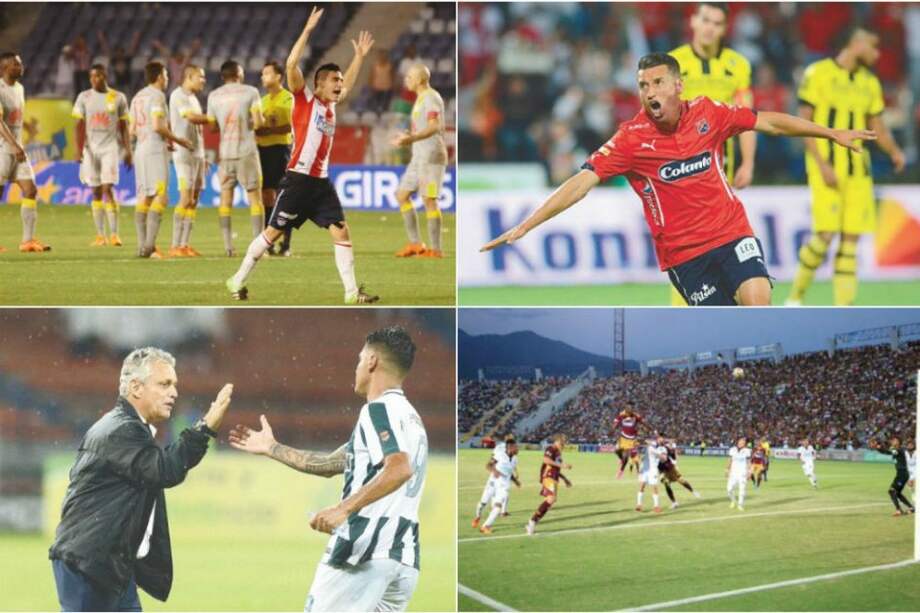 Junior vs. Tolima y Nacional vs. Medellin, las llaves que definirán los finalistas de la Liga Águila.