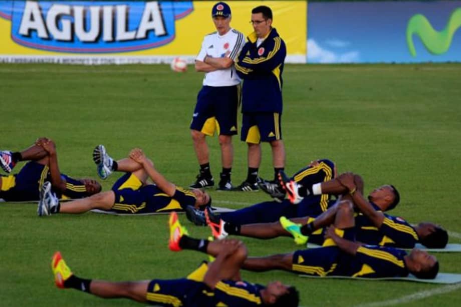 Segundo entrenamiento de Colombia para el partido contra Chile