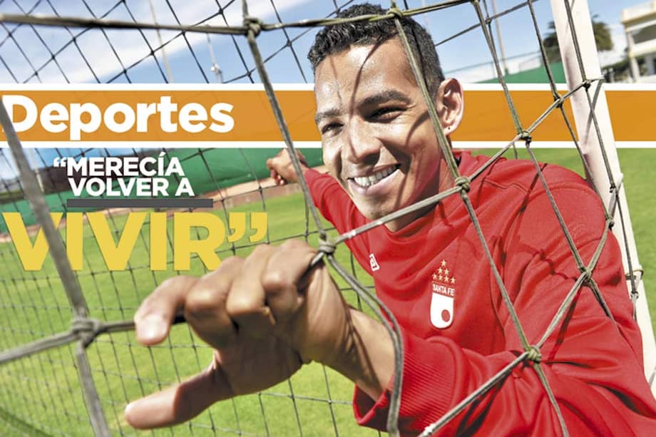 Wílder Medina comenzó la semana pasada pretemporada con Santa Fe, su objetivo es volver a ser goleador del fútbol colombiano. / Luis Ángel