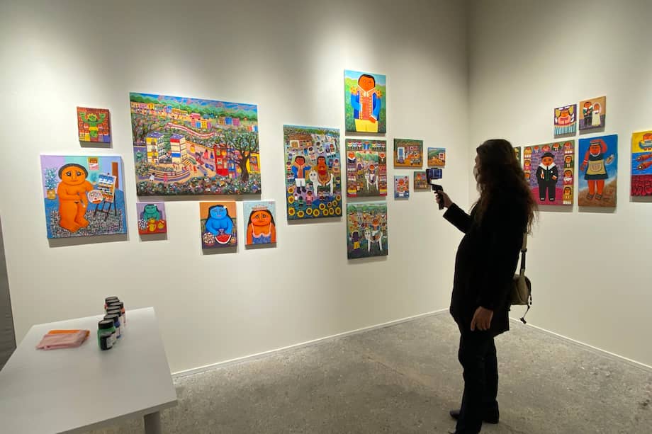 Venezuela aborda la multidimensionalidad del cuerpo y su relación con el arte en la Bienal de Venecia, que abrirá al público el 23 de abril y hasta el 27 de noviembre. EFE/ Laura Serrano-Conde