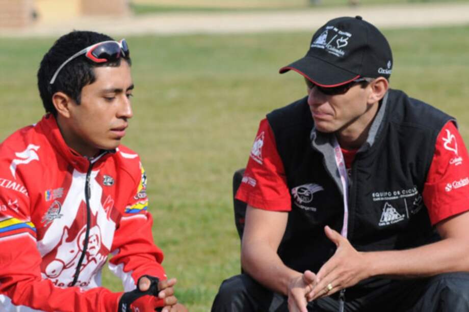 Darwin Atapuma y Luis Fernando Saldarriaga (der.) / Archivo equipo Colombia es Pasión