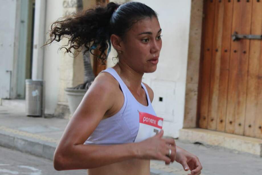 La atleta antioqueña María Fernanda Montoya, de 21 años. / Cortesía Porvenir