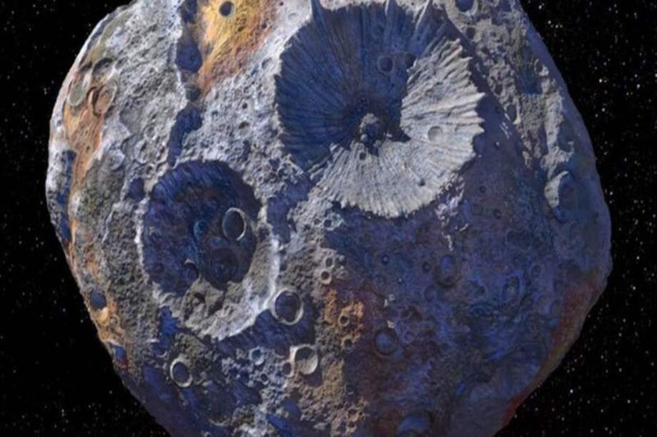 El asteroide Psyche 16, descubierto en 1852, mide 226 kilómetros de diámetro y se localiza a 370 millones de kilómetros de la Tierra.