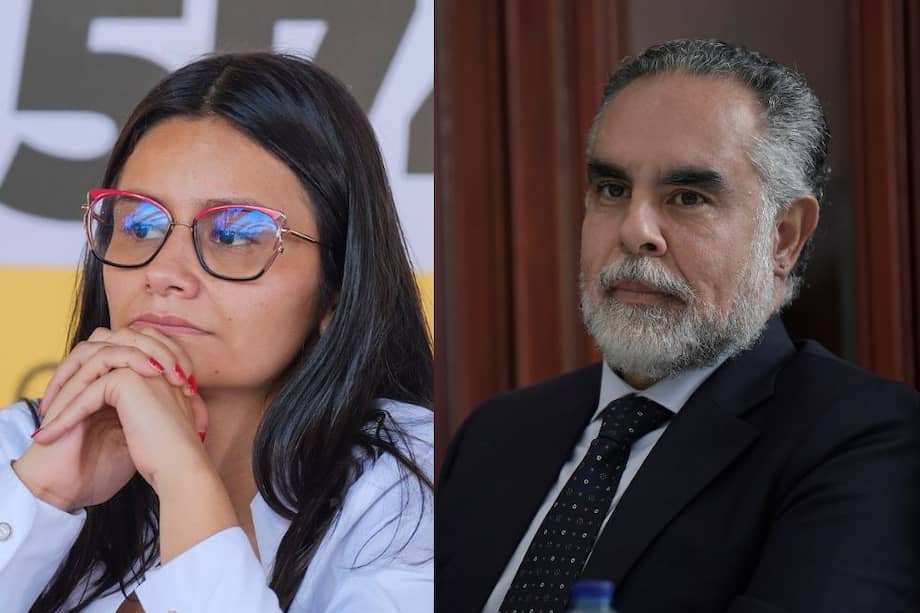 Angie Rodríguez y Armando Benedetti