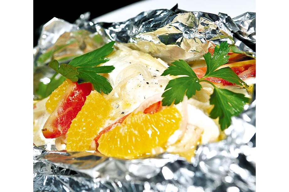 Receta del día: papillote de filete de pez león