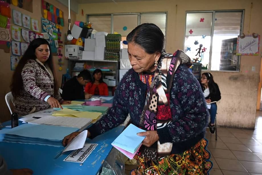 El domingo, más de 8,1 millones de guatemaltecos estaban llamados a elegir a su próximo presidente. / AFP