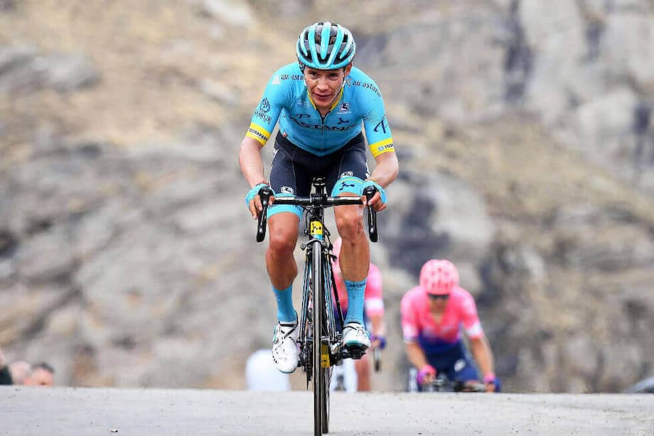 Miguel Ángel López, ciclista colombiano del Astana. / Archivo