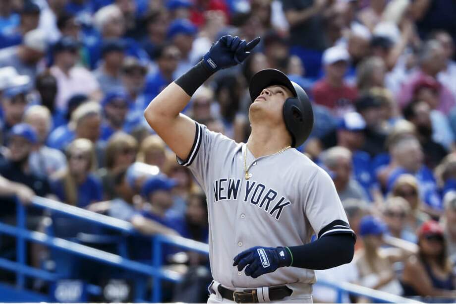 Gio Urshela, beisbolista colombiano de los Yankees de Nueva York. / AFP