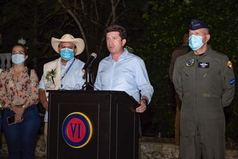 Diego Molano entregó el reporte luego de un consejo de seguridad realizado en Caquetá.