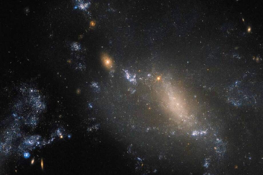 Imagen de referencia de dos galaxias interactuando. / Nasa