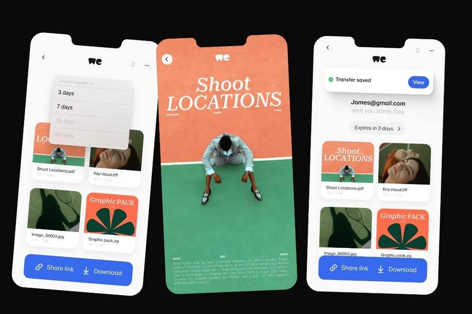 Función para ampliar el plazo de expiración de los enlaces
WETRANSFER
21/8/2024
