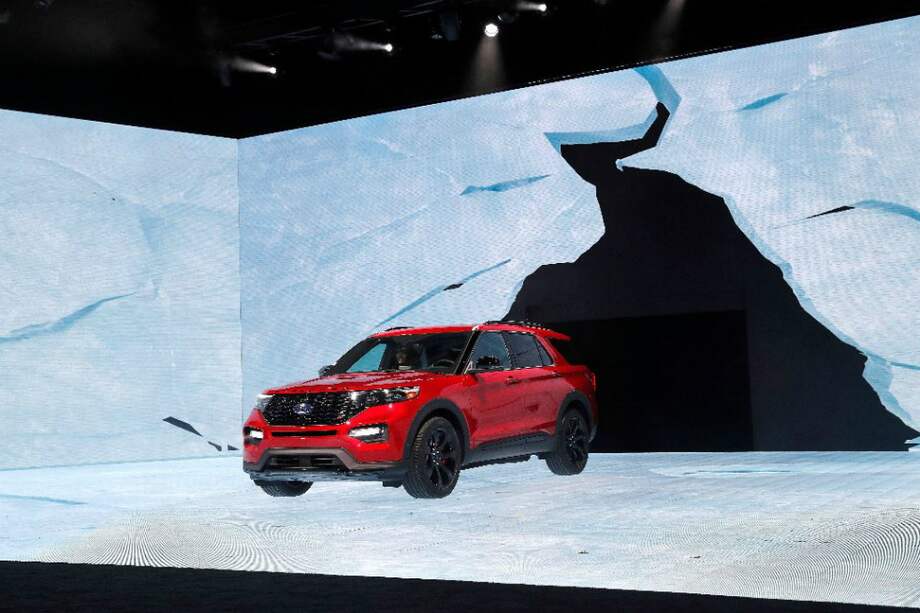 Ford expuso la Explorer ET en el Salón Internacional del Automóvil de Norteamérica (NAIAS) en Cobo Center en Detroit, Michigan, Estados Unidos. / EFE
