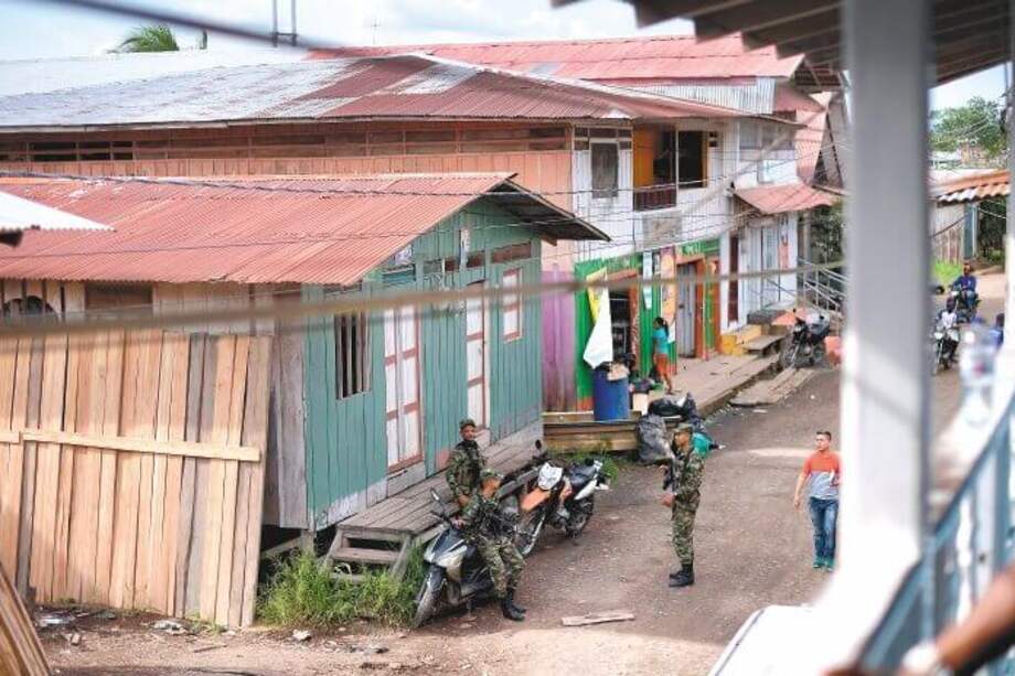 Tropas del Ejército Nacional hacen presencia en la zona. / Mauricio Alvarado