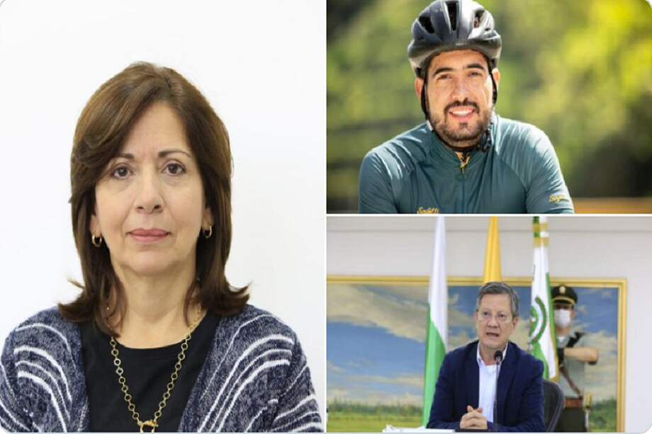 Secretaría de Hacienda, Luz Elena Gaviria López; el secretario de Infraestructura Física, Juan Pablo López y el actual gobernador encargado, Luis Fernando Suárez, componen la terna que se presentará al Gobierno para decidir quién será el gobernador de Antioquia mientras se define la situación de Aníbal Gaviria.