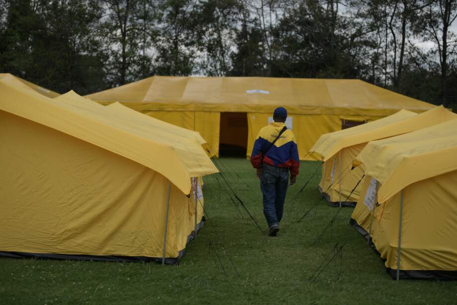 En el albergue hay 460 venezolanos, ubicados en 44 carpas. / Gustavo Torrijos - El Espectador.