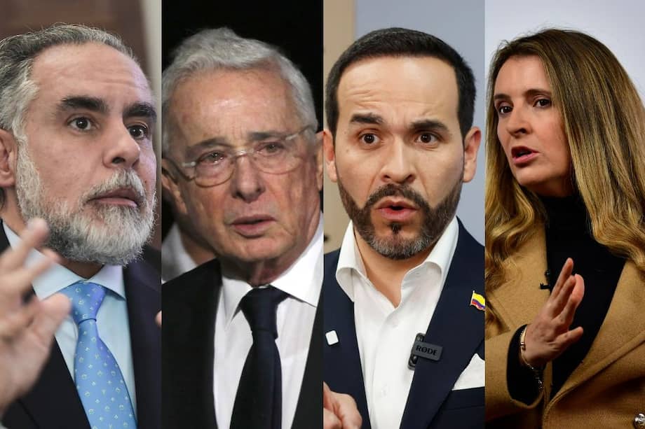 El ministro Armando Benedetti, el expresidente Álvaro Uribe, y el candidato Abelardo de la Espriella rechazaron amenazas contra Paloma Valencia.
