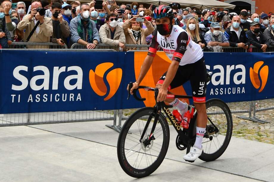 Fernando Gaviria, corredor colombiano del UAE Team Emirates.