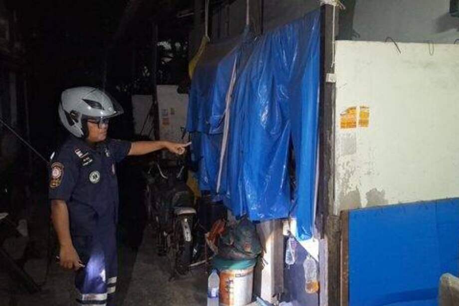 La vivienda de la mujer estaba ubicada cerca de un estanque en Tailandia.