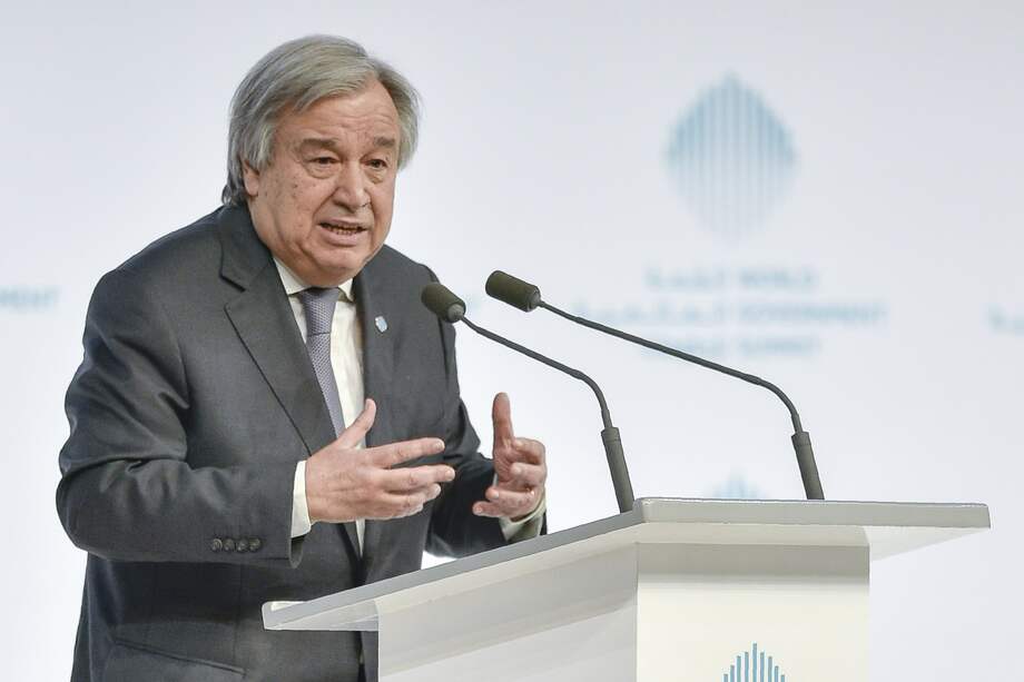 Antonio Guterres, secretario general de las Naciones Unidas. / AFP