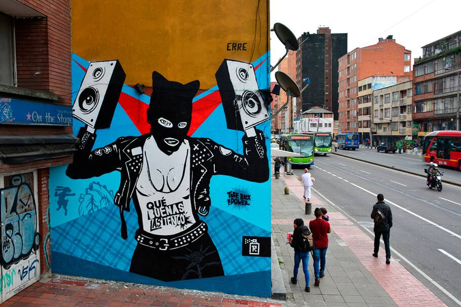 Frenesick, la muestra artística de la grafitera colombiana Erre