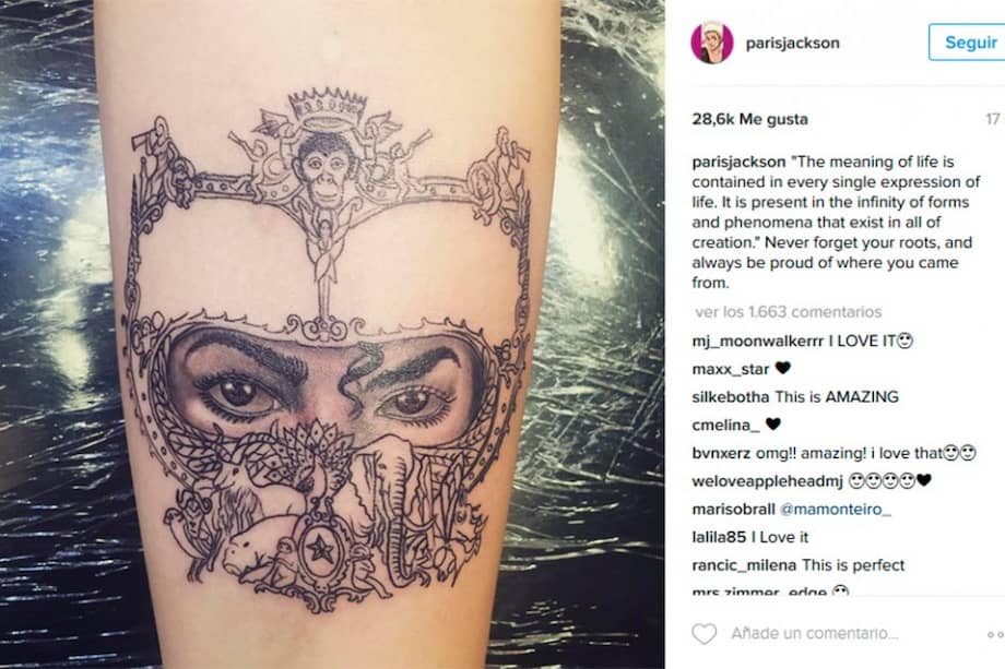 Imagen tomada de Instagram.com/parisjackson